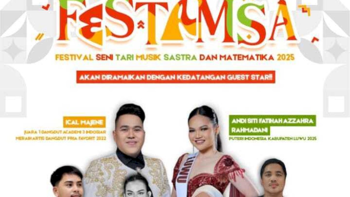 Ical Majene Ramaikan Festamsa 2025 SMAN 12 Luwu
