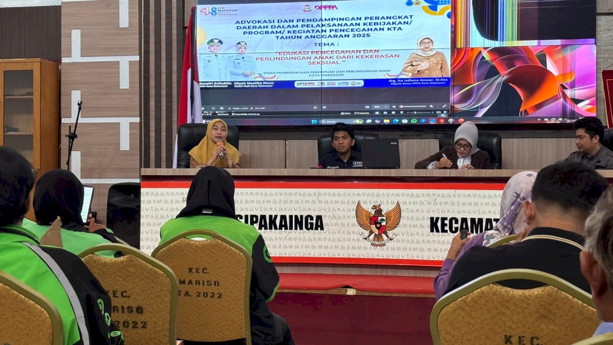 DP3A Makassar Ajak Ojol dan Juru Parkir Cegah Kekerasan Seksual Bangun Lingkungan Aman