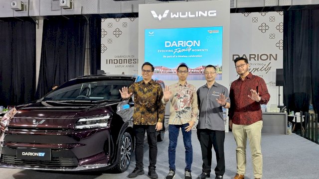 Peluncuran Wuling Darion di GIIAS Makassar 2025. Foto: Sri Wahyu Diastuti / Sulselsatu.com.