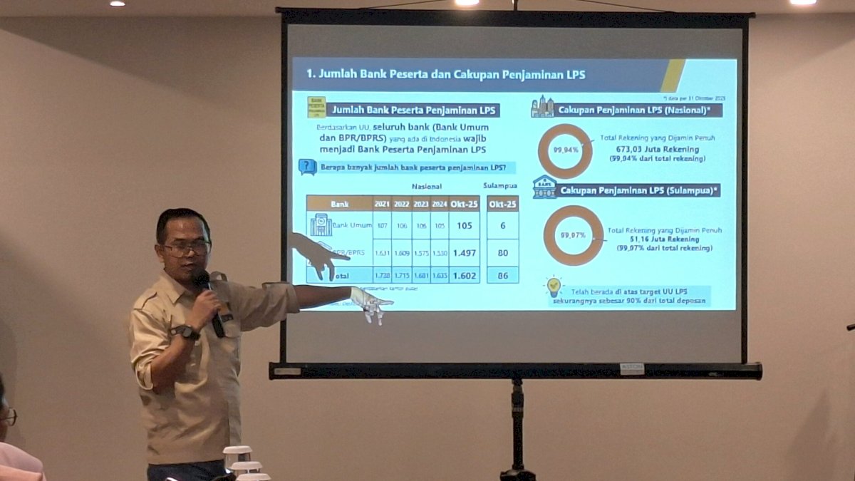 51,16 Juta Rekening Masyarakat di Sulampua Dijamin Dananya oleh LPS