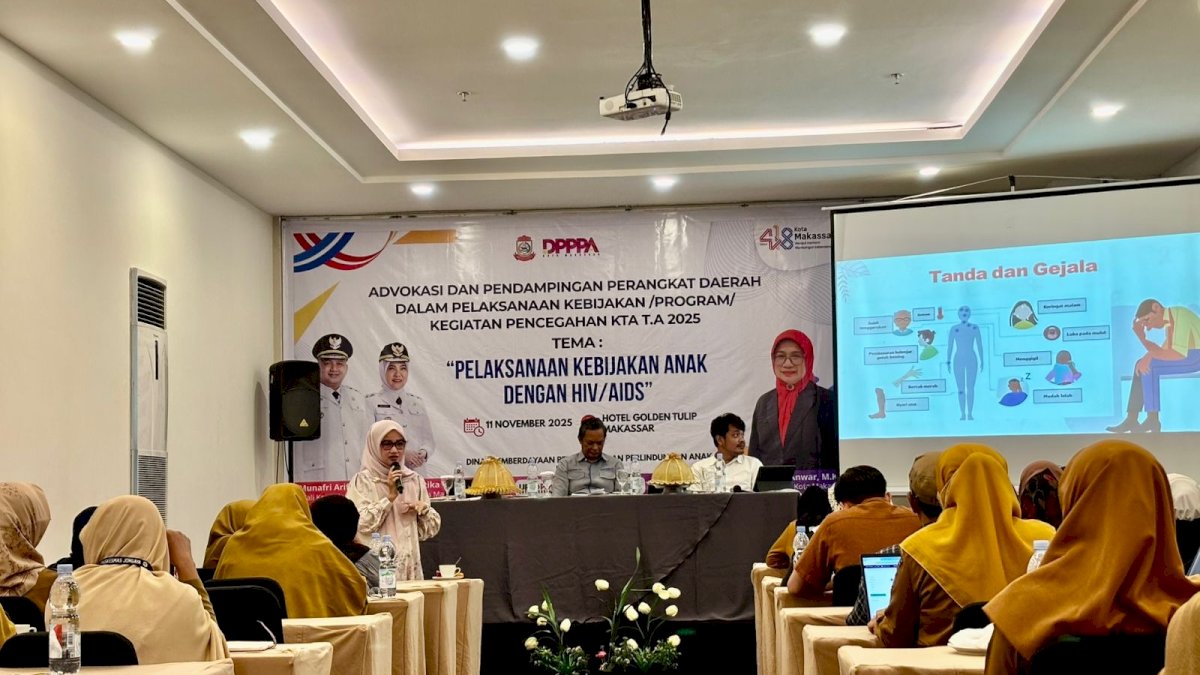 DP3A Makassar Rangkul Masyarakat Kenali Tanda HIV/AIDS Pada Anak Sejak Dini