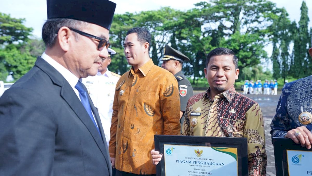 Parepare Raih Penghargaan Kota Sehat dari Gubernur Sulsel pada Peringatan HKN ke-61
