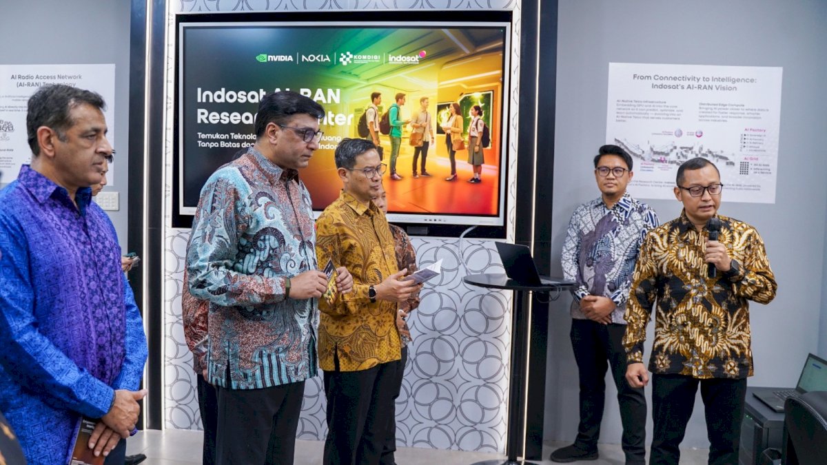 Dorong Inovasi Mobile AI, Indosat Bersama Nokia dan NVIDIA Resmikan AI-RAN Research Center