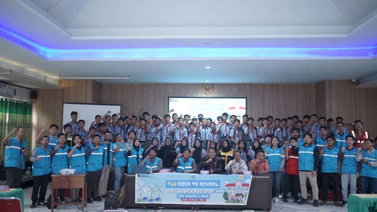 Hari Listrik Nasional, PLN UPP Sulawesi Tengah Edukasi Ketenagalistrikan Siswa SMK Negeri 3 Palu
