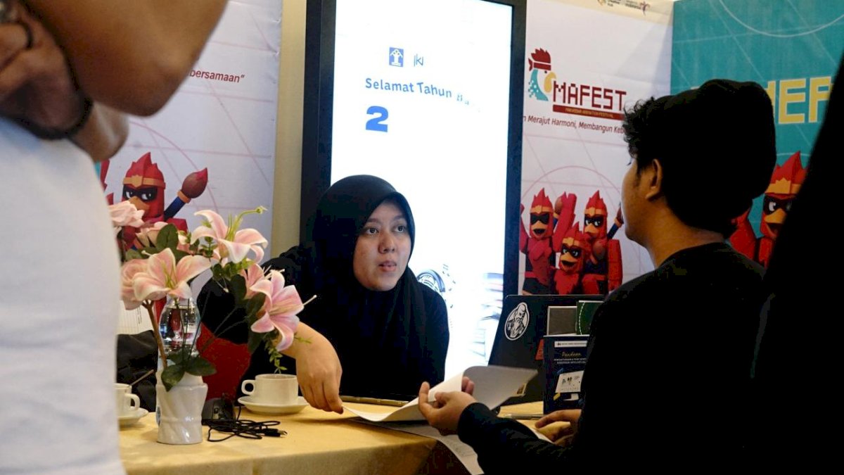 Kanwil Kemenkum Sulsel Dekatkan Layanan Publik Lewat Partisipasi di Acara Makassar Animation Festival