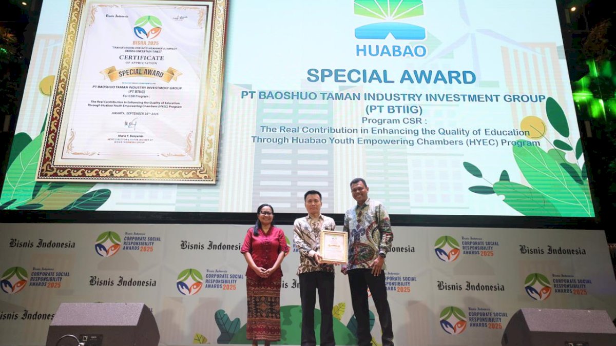 Huabao Indonesia Raih Dua Penghargaan di BISRA Awards 2025