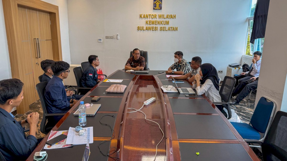 Kanwil Kemenkum Sulsel Sambut Baik Kunjungan BEM FH Unibos, Siap Jadi Narasumber LDK