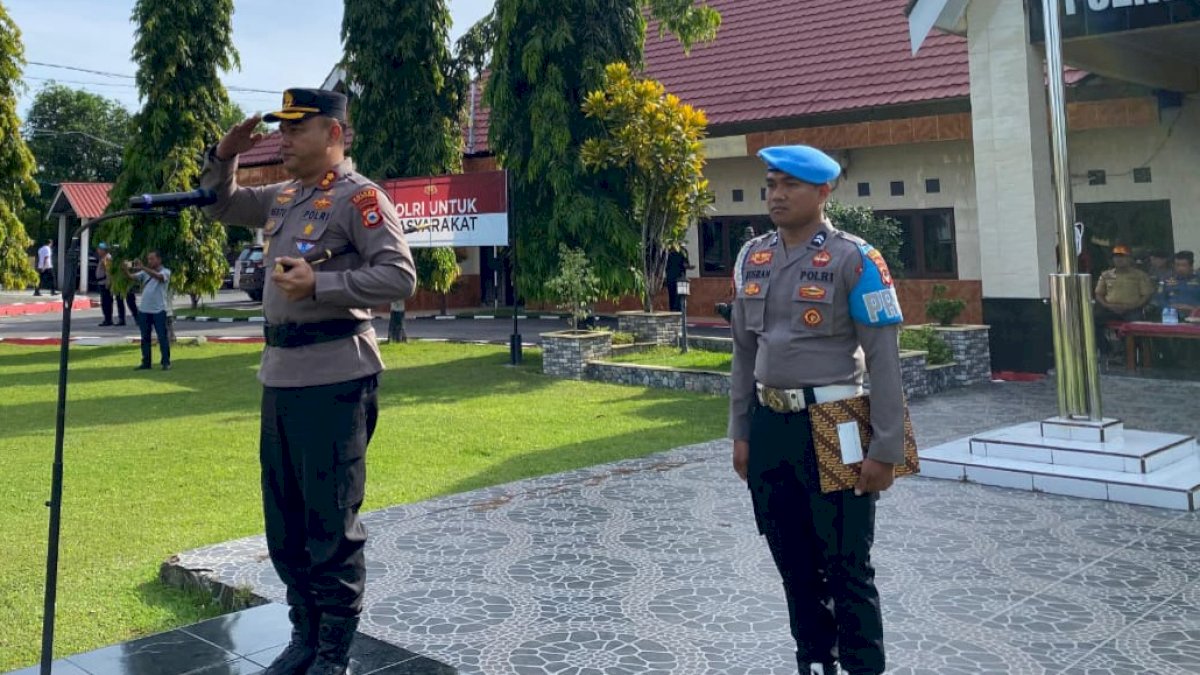 Polres Bulukumba Resmi Gelar Operasi Zebra Pallawa 2025, Fokus Pada 8 Pelanggaran Fatalitas