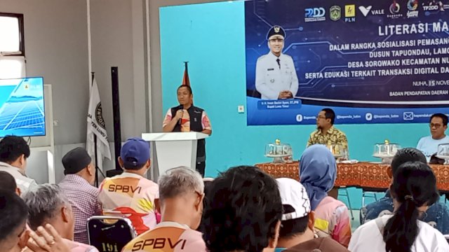 PT Vale bersama pemkab Luwu Timur dan PLN sosialisasi tingkatkan sistem kelistrikan di Sorowako. Foto: Istimewa.