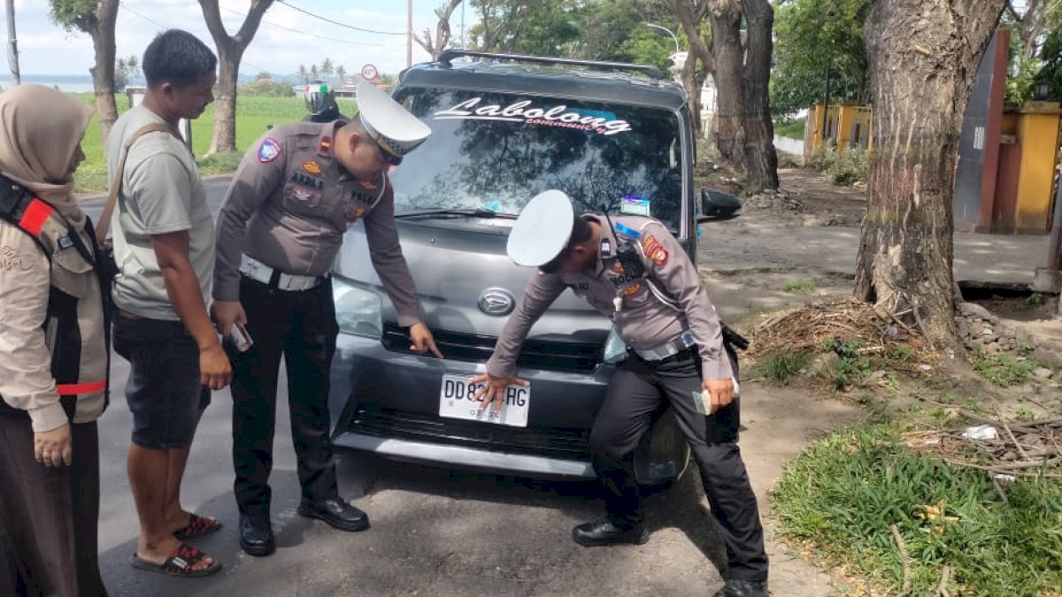 Operasi Zebra Pallawa 2025 Hari Kedua, Satlantas Polres Bantaeng Perkuat Penegakan Tilang ETLE