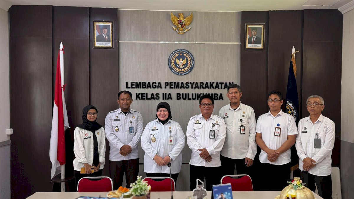 Kanwil Kemenkum Sulsel Lakukan Monev Layanan Bantuan Hukum di Lapas Kelas IIA Bulukumba