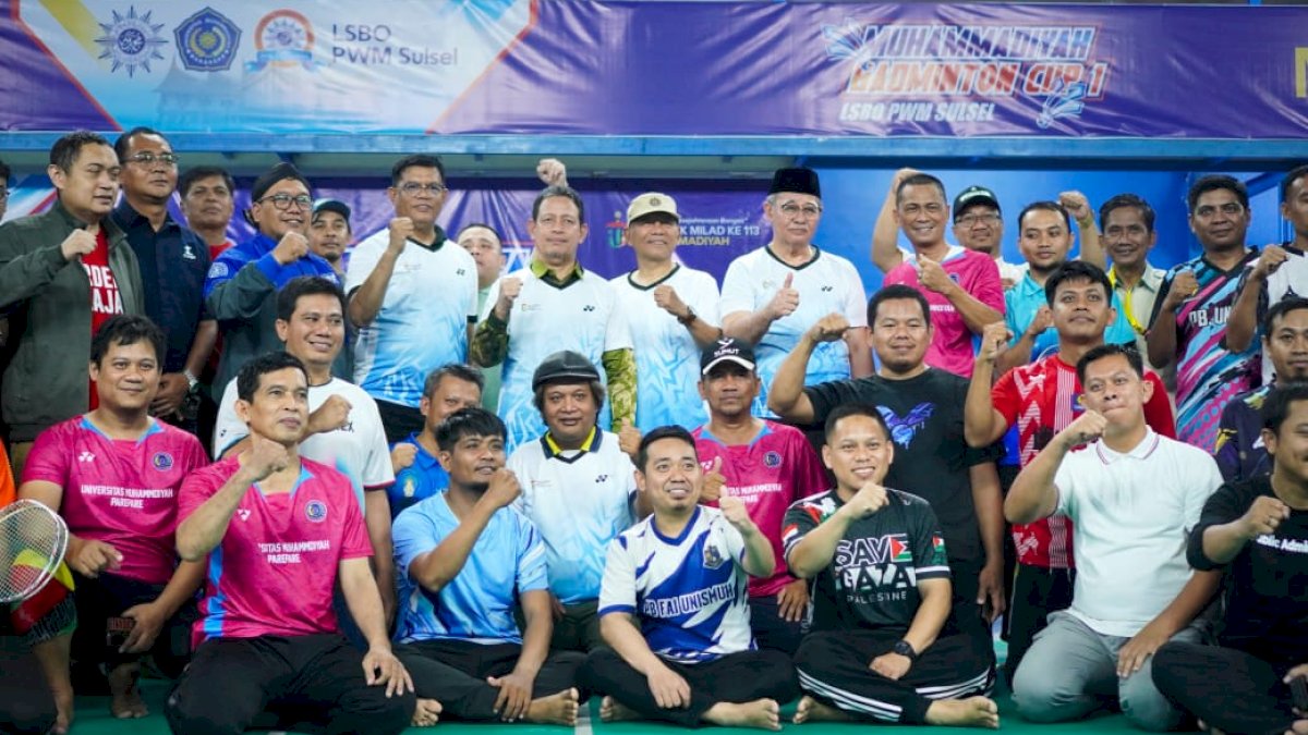 Muhammadiyah Badminton Cup 1 Dibuka, Sulsel Perkuat Tradisi Olahraga Berkemajuan