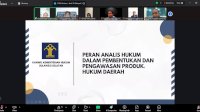 Jajaran Kanwil Kemenkum Sulsel Diedukasi Peran Analis Hukum dalam Pengawasan Produk Hukum Daerah