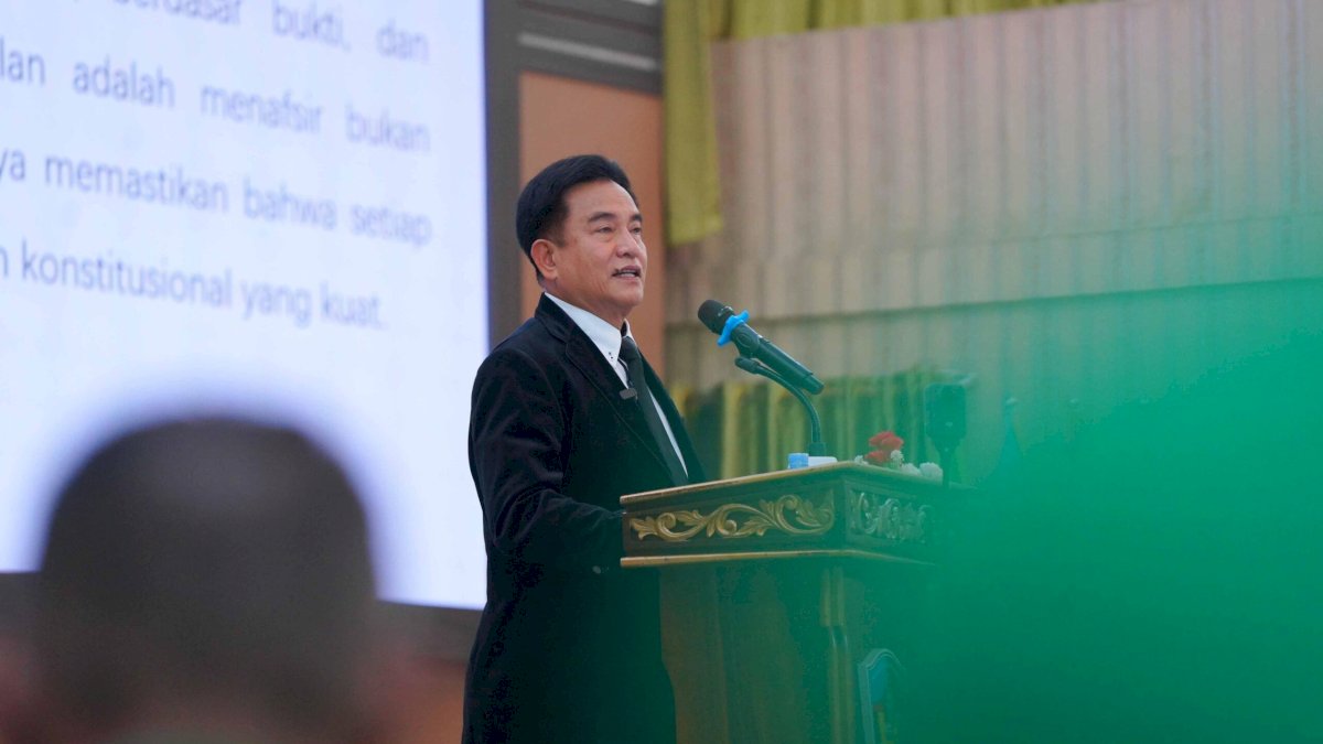 Kuliah Umum di UMI, Menko Kumham Imipas Yusril Tekankan Pentingnya Reformasi Hukum Berbasis Konstitusi