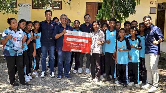 Telkom salurkan kuota untuk sekolah di wilayah 3T. Foto: Istimewa.
