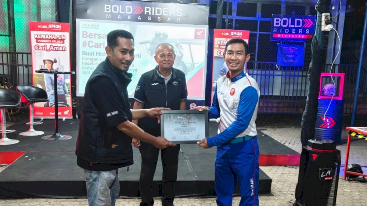 Asmo Sulsel Edukasi Safety Riding untuk Komunitas Bold Riders Makassar