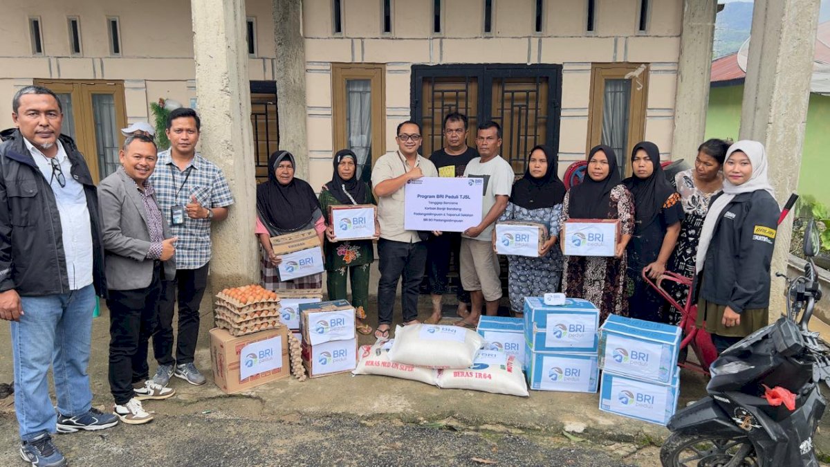 BRI Peduli Tanggap Bencana, Salurkan Bantuan Bagi Warga Terdampak di Wilayah Sumatera