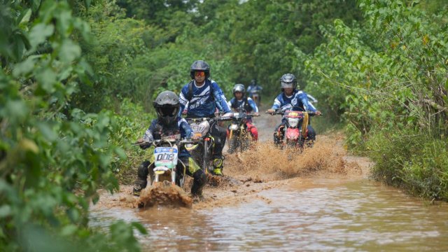 CRF Trail Adventure South Sulawesi Series 2025 yang diikuti 108 rider. Foto: Istimewa.