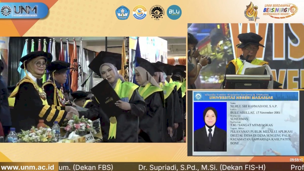 UNM Gelar Wisuda November 2025, Prof Farida Patittingi Pimpin untuk Pertama Kalinya