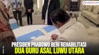 VIDEO: Presiden Prabowo Beri Rehabilitasi Dua Guru Asal Luwu Utara
