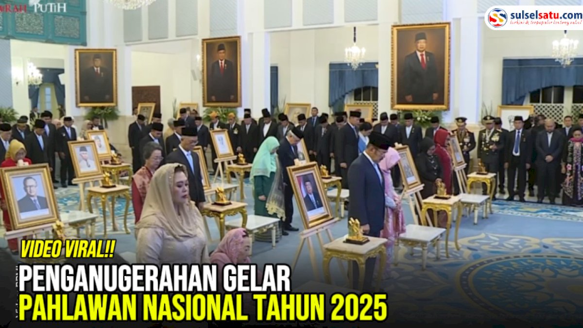 VIDEO: Penganugerahan Gelar Pahlawan Nasional Tahun 2025