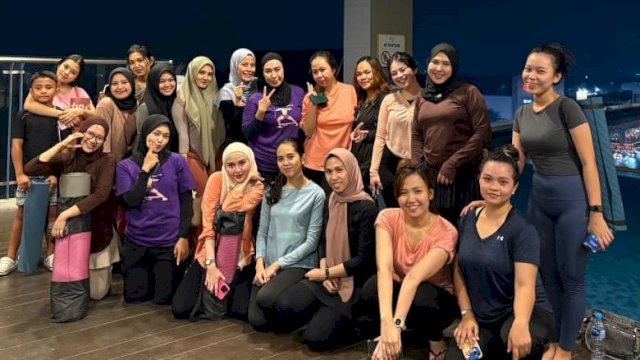 Peserta Fun Sports Activities Vasaka Hotel Makassar. Foto: Istimewa.