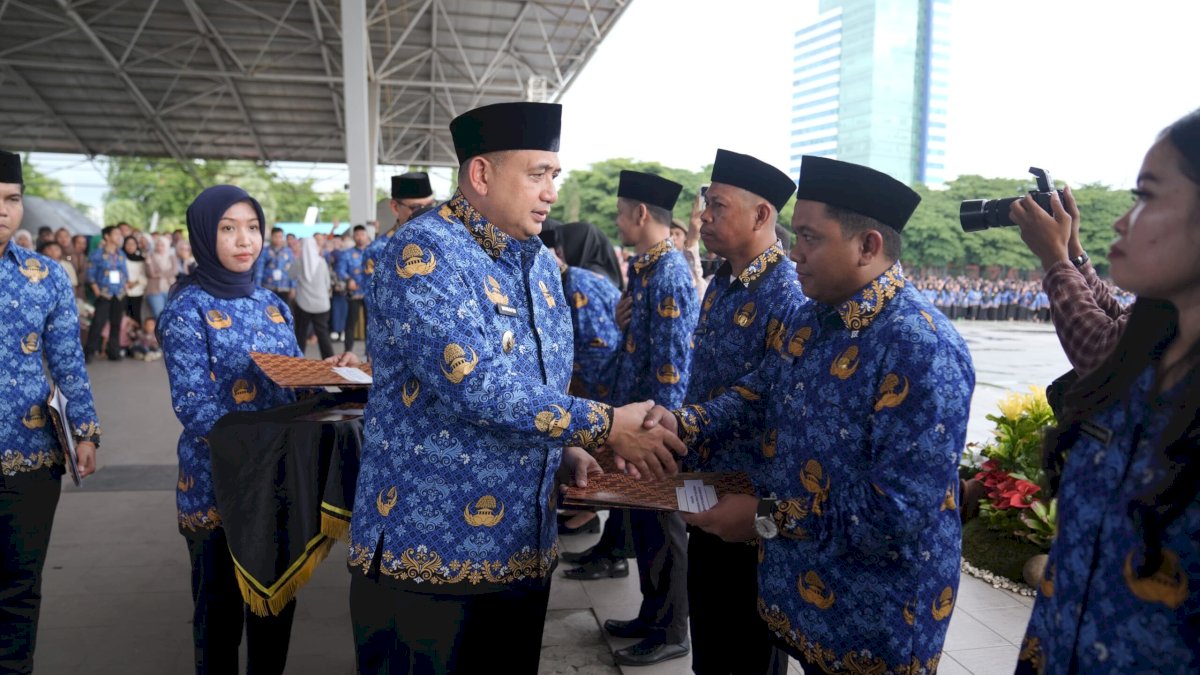 Munafri–Aliyah Tegaskan Komitmen Penguatan SDM, 6.607 Honorer Naik Status Jadi PPPK Paruh Waktu