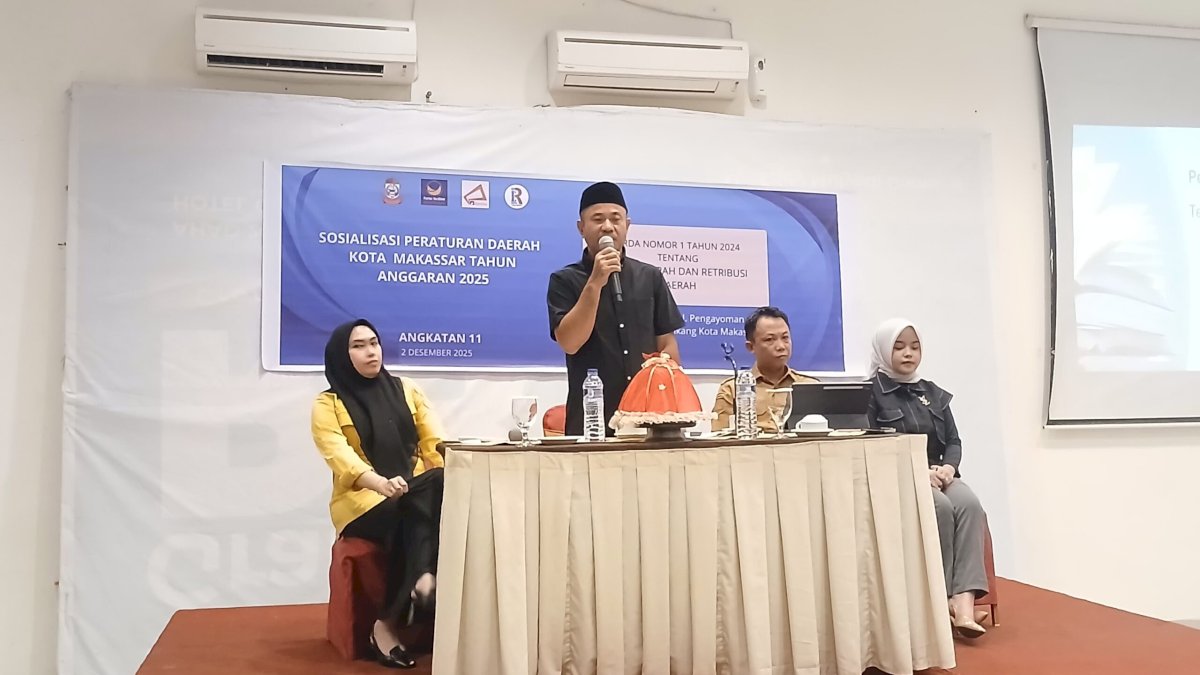 Jufri Pabe Sosialisasikan Perda Pajak Daerah, Dorong Partisipasi Publik Makassar