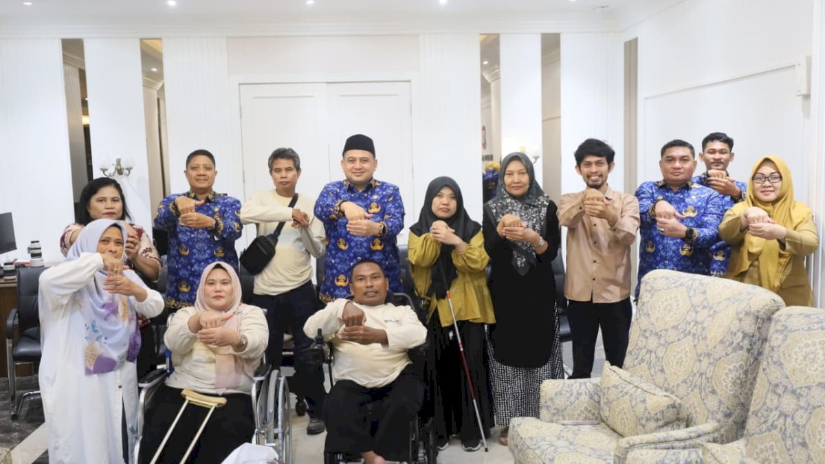 Komunitas Disabilitas Temui Wali Kota Munafri, Dukung Deklarasi Kota Inklusif