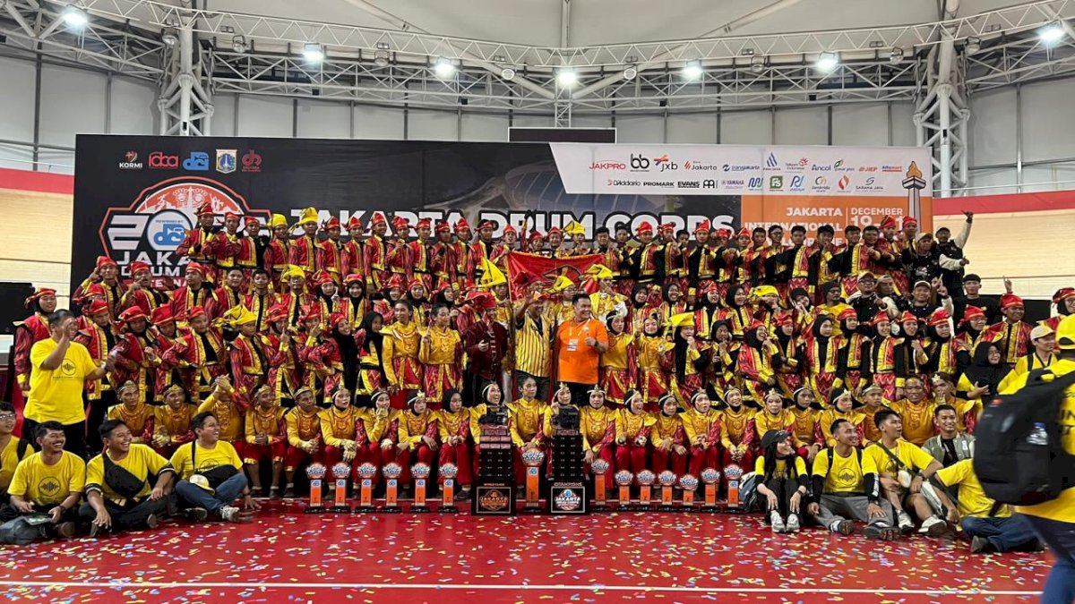 Drum Corps Makassar Juara Umum JDCI 2025, Harumkan Nama Daerah di Pentas Internasional