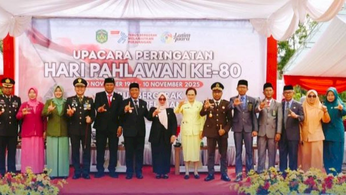 Ketua DPRD Luwu Timur Hadiri Upacara Hari Pahlawan