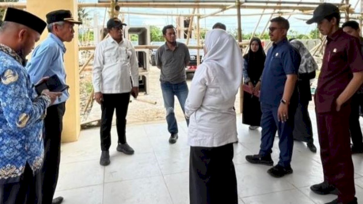 Anggota DPRD Luwu Timur Lakukan Peninjauan Pembangunan RS Gigi dan Mulut