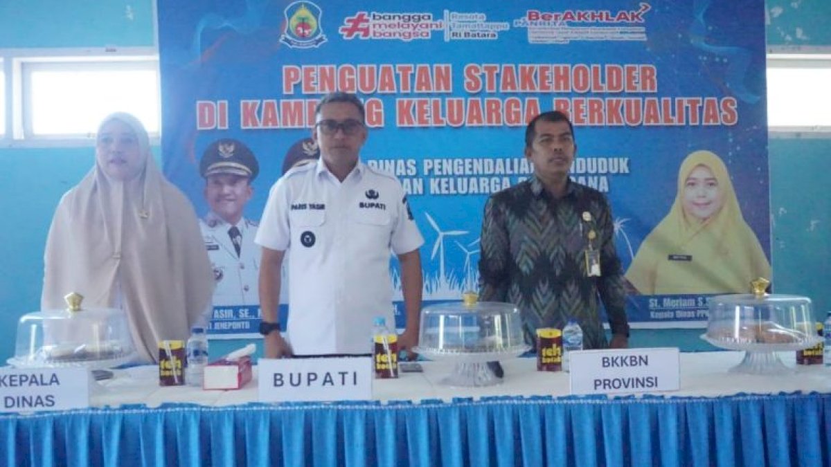 Pemkab Jeneponto Perkuat Kampung KB, Bupati Paris Yasir Tegaskan Komitmen Bangun Keluarga Berkualitas