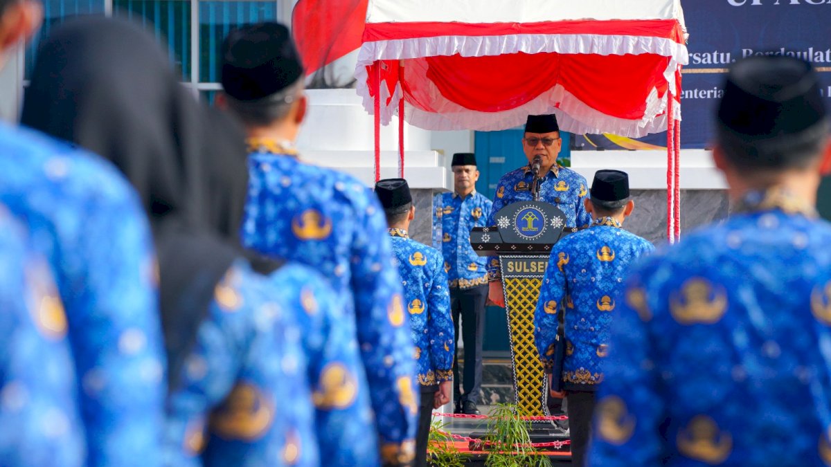 Empat Kanwil Gelar Upacara Bersama Peringati Hari KORPRI ke-54