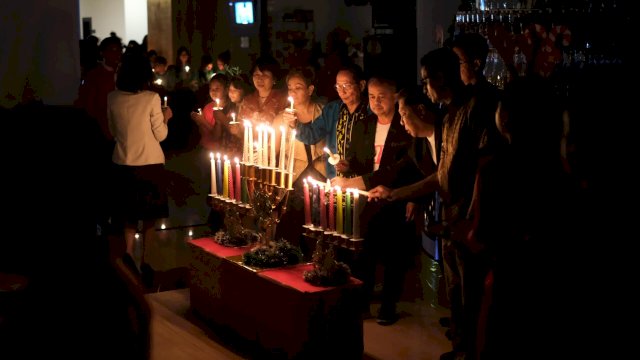 Christmas Lights On 2025 Claro Makassar. Foto: Istimewa.