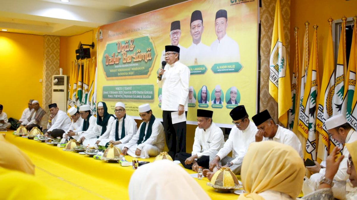 Taufan Pawe Serukan Gotong Royong Hadapi Bencana Sumatera-Aceh di Acara HUT Golkar
