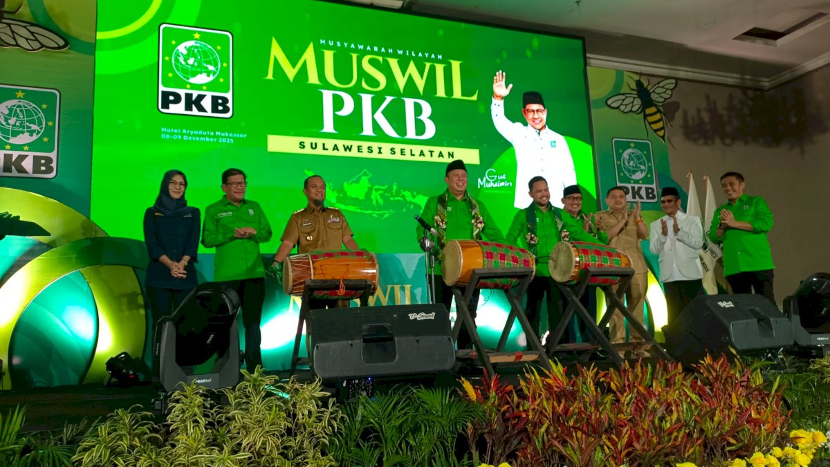 Resmi Buka Muswil PKB Sulsel, Cucun Sebut Azhar Arsyad Masih Jadi Kandidat Terkuat