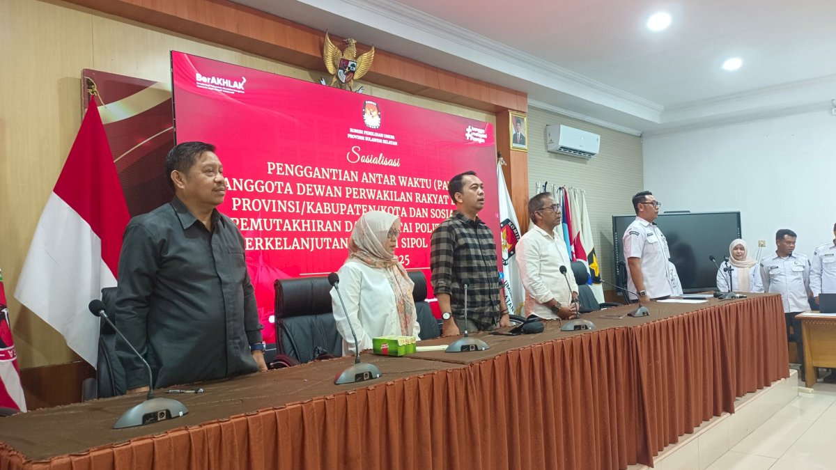 Regulasi Terbaru PAW Berlaku, KPU Sulsel Perketat Proses Pergantian Anggota DPRD