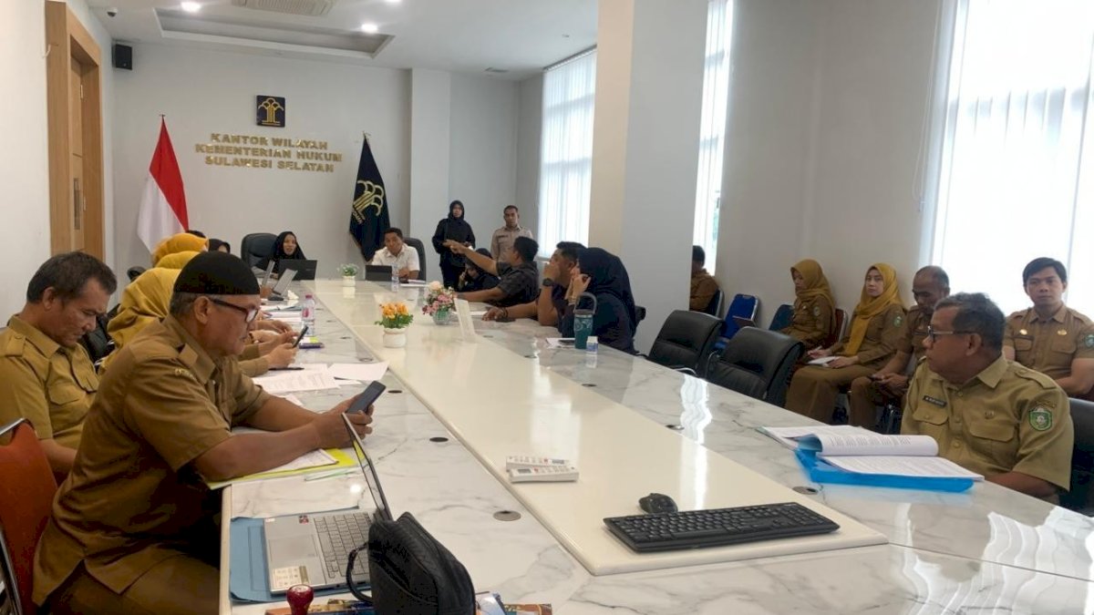 Kanwil Kemenkum Sulsel Harmonisasi 3 Ranperda Kota Parepare, Diusulkan Dapat Dilanjutkan