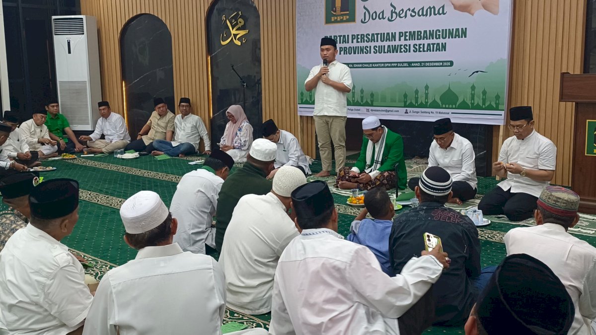 Imam Fauzan Pamit sebagai Ketua DPW PPP Sulsel di Acara Zikir dan Doa Bersama