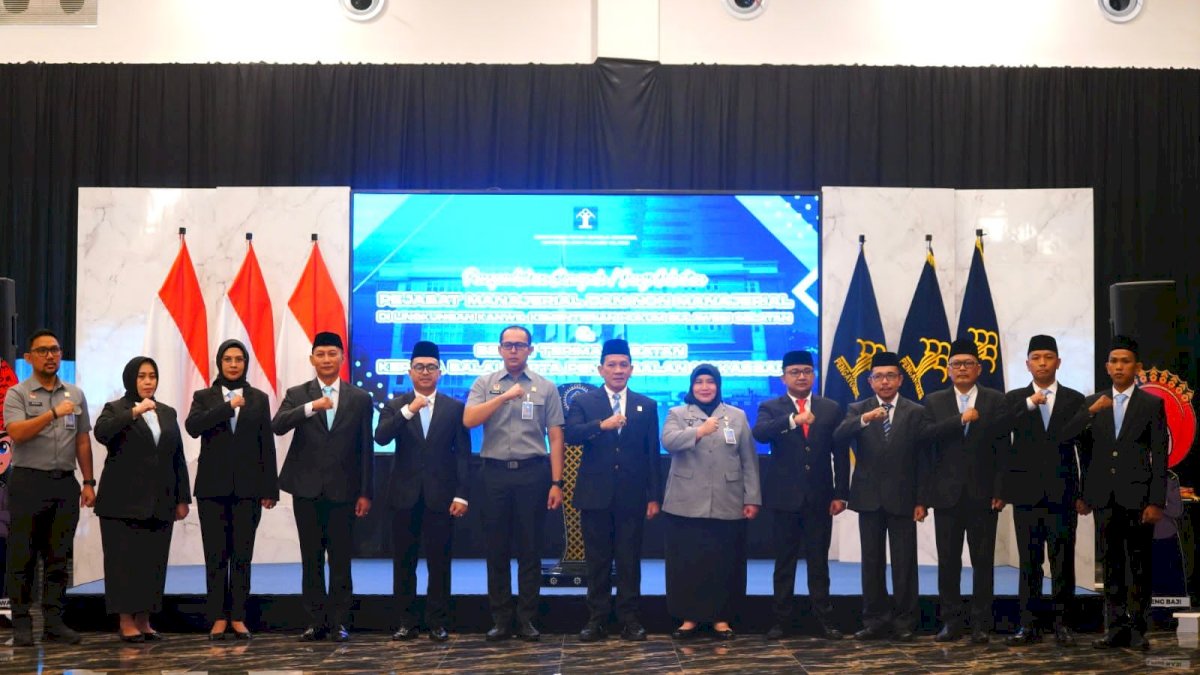 Andi Basmal Lantik Kepala BHP Makassar dan Sejumlah Pejabat Manajerial, Tegaskan Penguatan Kinerja