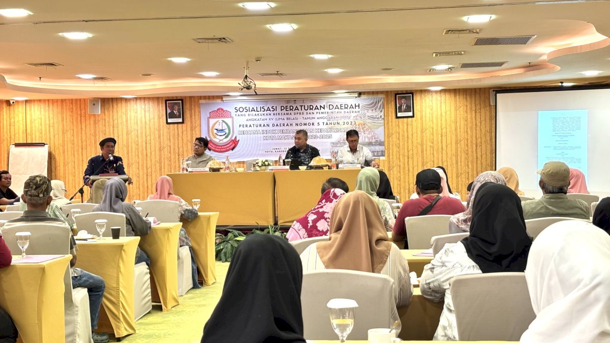 Ruslan Lallo Sosialisasikan Perda RIPPARK, Tekankan Konsistensi Pengembangan Pariwisata Makassar