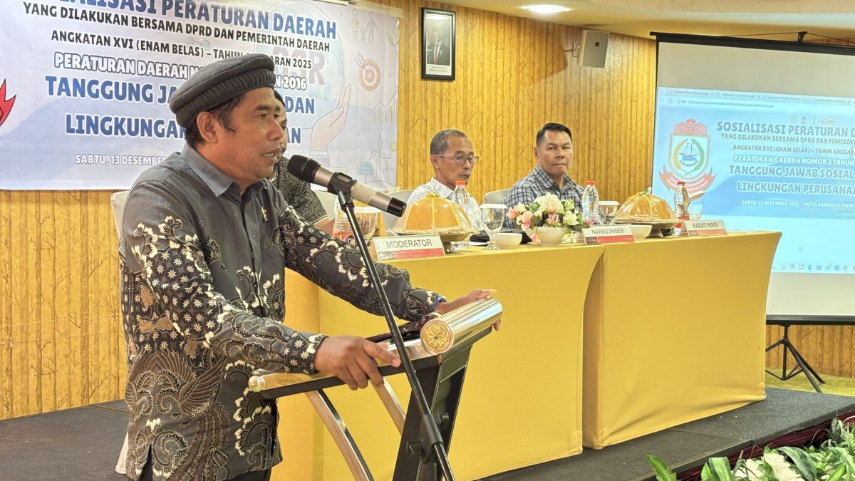 Sosialisasi Perda Tanggung Jawab Sosial, Ruslan Lallo Tekankan Peran Dunia Usaha