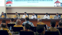 Pimpinan DPRD Luwu Timur Hadiri Rakor Pemberantasan Korupsi Sulsel 2025