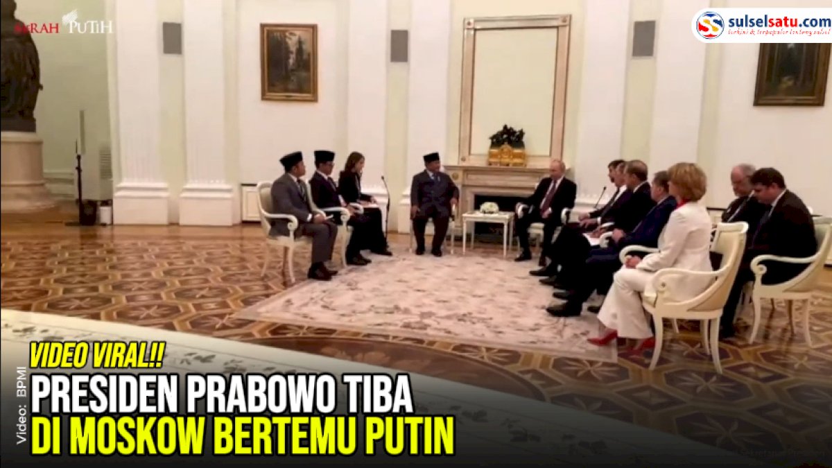VIDEO: Presiden Prabowo Tiba di Moskow bertemu Putin