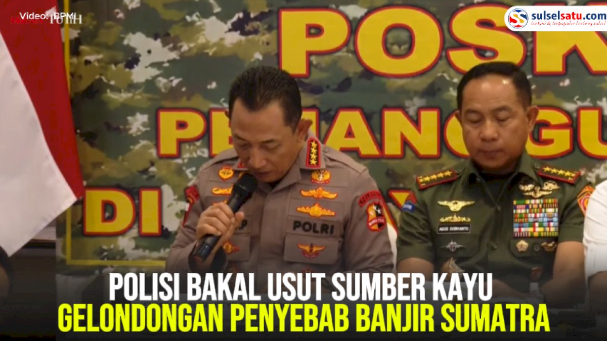 VIDEO: Polisi Bakal Usut Sumber Kayu Gelondongan Penyebab Banjir Sumatra