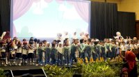 Murid TK Islam Athirah Makassar Tunjukkan Bakat Lewat Assembly Bertema Anak dan Duniaku