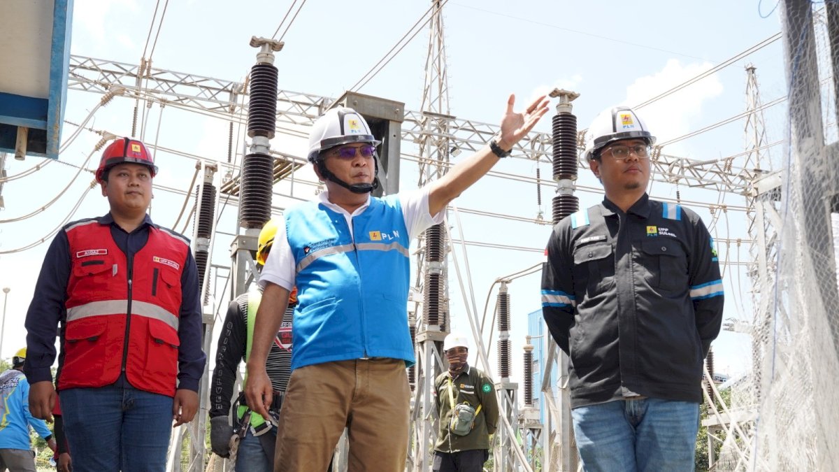 Komitmen Terapkan K3, PLN UIP Sulawesi Gelar Management Patrol di Gardu Induk Punagaya