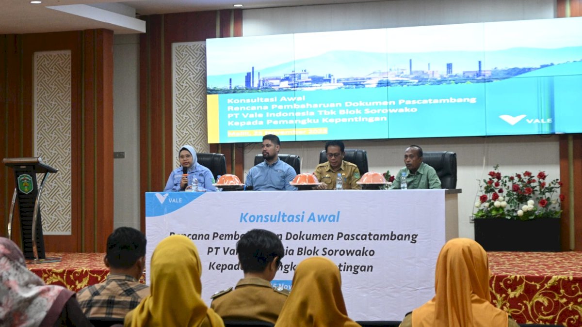 Izin Diperpanjang, PT Vale Libatkan Multi Pihak Wujudkan Pascatambang Berkelanjutan