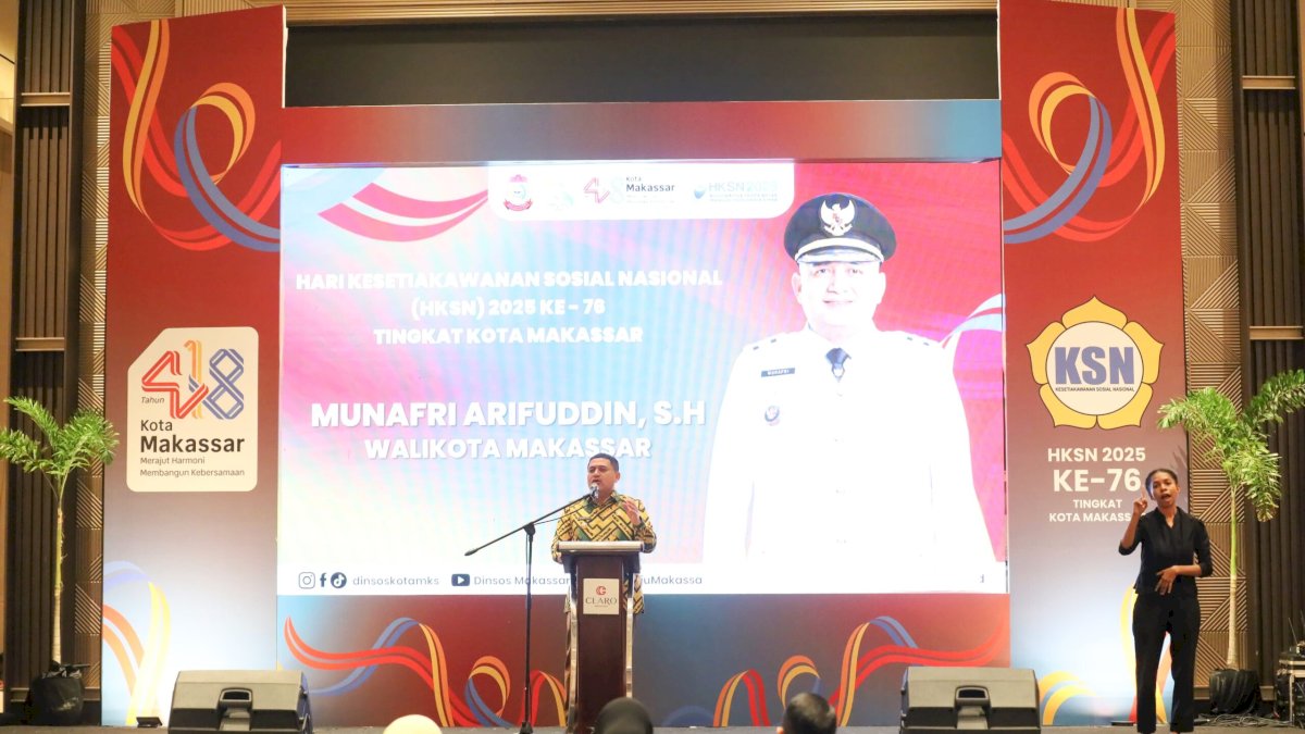 Wali Kota Munafri Tekankan Komitmen Pemkot Peduli Kesetiakawanan Sosial di HKSN ke-76